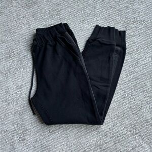 A&F Black Joggers